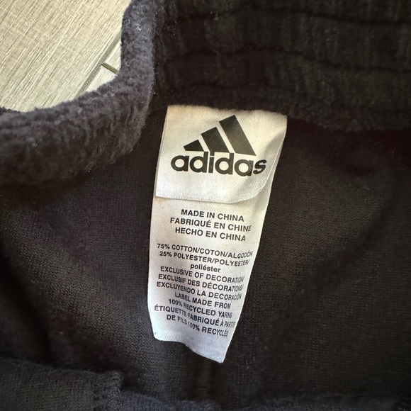 Adidas Girls Velour Track Pants - Picture 7 of 8